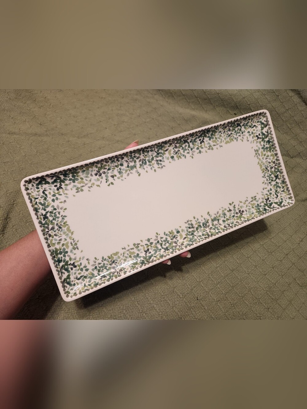 Gien Songe Hostess Rectangular Tray